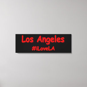 "#iLoveLA" Niedliches Design. Jetzt kaufen Leinwanddruck