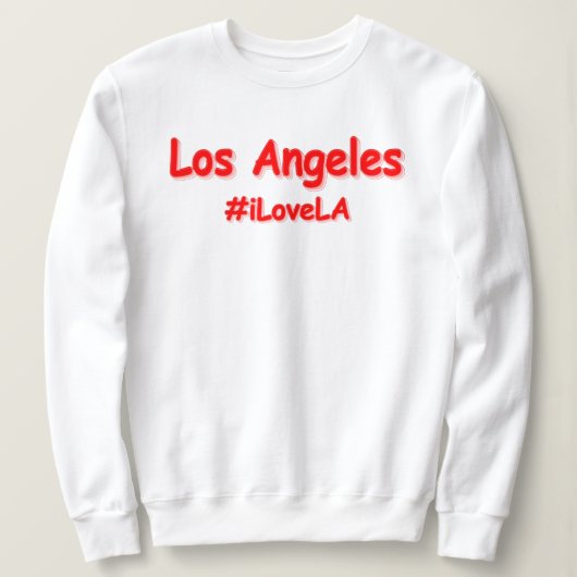 "#iLoveLA" Niedliches Design. Jetzt kaufen Sweatshirt (Design vorne)