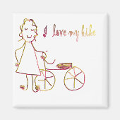 Ilovemybike Magnet (Vorne)