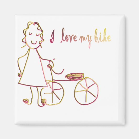 Ilovemybike Magnet (Vorne)
