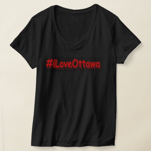 "#iLoveOttawa" Niedliches Design. Jetzt kaufen T-Shirt (Ablage )
