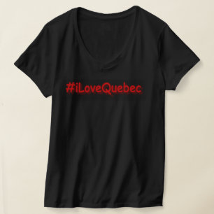 "#iLoveQuebec " Niedliches Design. Jetzt kaufen T-Shirt
