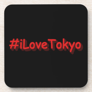 "#iLoveTokyo" Niedliches Design. Jetzt kaufen Getränkeuntersetzer