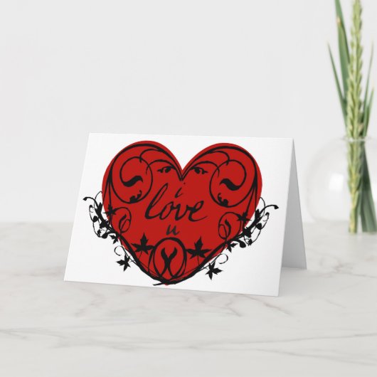 Iloveu Feiertagskarte (Vorderseite)