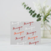 Iloveyou nice words postkarte (Stehend Vorderseite)