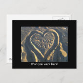Iloveyou, wünschst du wärst hier! postkarte (Vorne/Hinten)