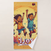 #ILoveZazzleJoyTowel Badehandtuch (Badehandtuch)