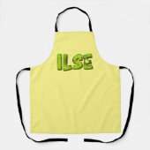 Ilse Name Kiwi Design Küchenschürze Schürze (Vorderseite)