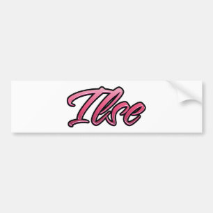 Ilse verblasst pink Aufkleber Sticker Autoaufkleber