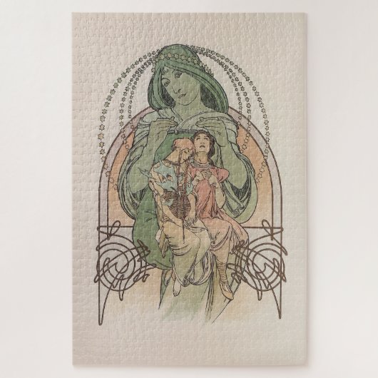 Ilsée, Princesse de Tripoli: Alphonse Mucha Puzzle (Vertikal)