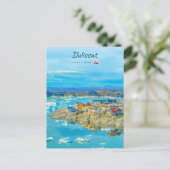 Ilulissat, Grönland - Eisbergstadt Postkarte (Stehend Vorderseite)