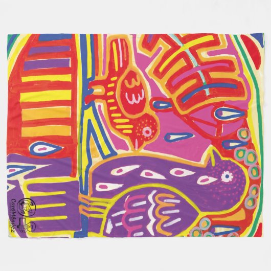  Ilustración de Mola5 Fleecedecke (Vorderseite (Horizontal))