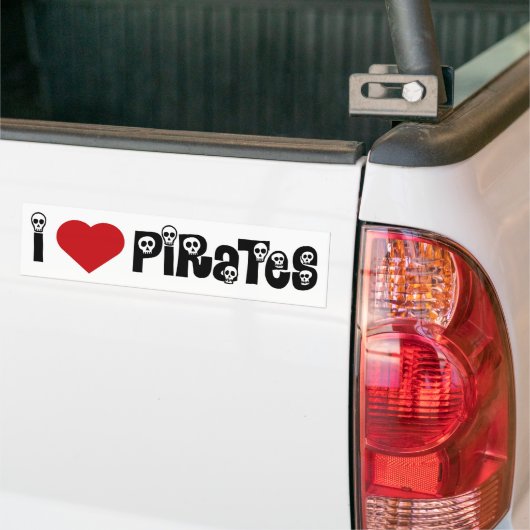 Iluvpirates Autoaufkleber (Auf Lkw)