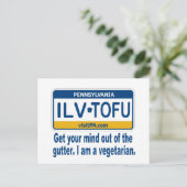ILVTOFU PA POSTKARTE (Stehend Vorderseite)