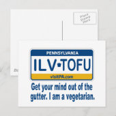ILVTOFU PA POSTKARTE (Vorne/Hinten)