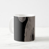 ILY BIG Foot ASL Hand Gesture Deaf Hörverlust Aw Kaffeetasse (Vorderseite Links)