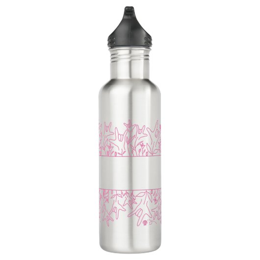 ILY Bloom - Individuelle Name ASL Design Edelstahlflasche (Rechts)