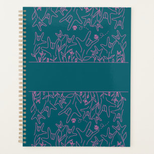 ILY Bloom - Individuelle Name ASL Design Planer