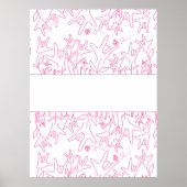 ILY Bloom - Individuelle Name ASL Design Poster (Vorne)