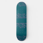 ILY Bloom - Individuelle Name ASL Design Skateboard (Vorderseite)