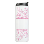 ILY Bloom - Individuelle Name ASL Design Thermosbecher (Nach links gedreht)