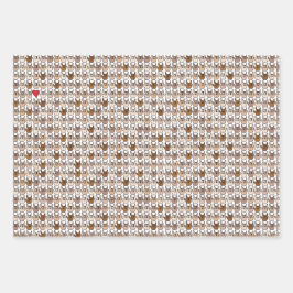 ILY Hände - Farbumhüllungspapierblätter Geschenkpapier Set