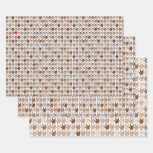 ILY Hände - Farbumhüllungspapierblätter Geschenkpapier Set