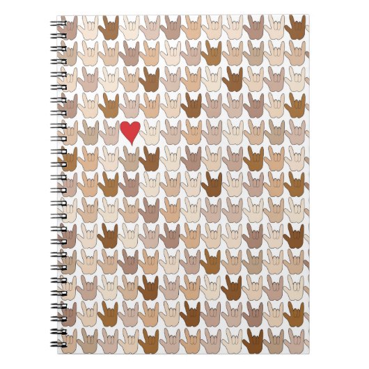 ILY HandNotebook Notizblock (Vorderseite)