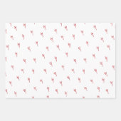 ILY Hands Red Sketchy Geschenkpapier Set (Vorderseite)