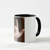ILY Herzhand Tasse (VorderseiteRechts)