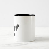 ILY (i-LIEBE SIE) in ASL Zweifarbige Tasse (Mittel)