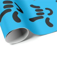 ILY (I Liebe You) ASL - Geschenk Wrapping Blue
