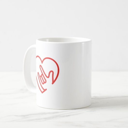 ILY, mom. Kaffeetasse (Vorderseite Links)