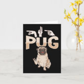 Ily Mops Asl Hand Gesture Deaf Hörverlust Awarene Karte (Gelbe Blume)