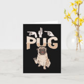 ILY Mops ASL Hand Gesture Deaf Hörverlust Awarene Karte (Gelbe Blume)
