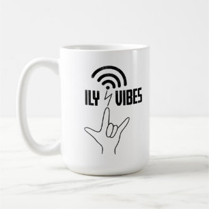 ILY Vibes - ASL Design Kaffeetasse