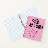 ILY Vibes - ASL Design  Notizblock (Innenseite)