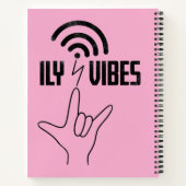 ILY Vibes - ASL Design  Notizblock (Rückseite)