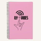 ILY Vibes - ASL Design  Notizblock (Vorderseite)