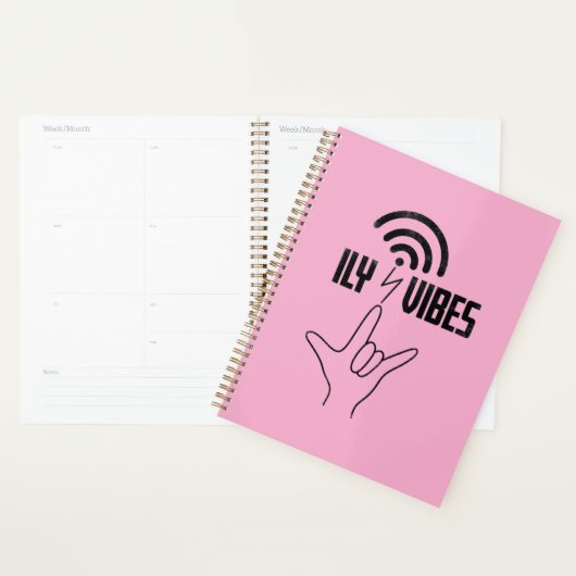 ILY Vibes - ASL Design Planer (Anzeige)