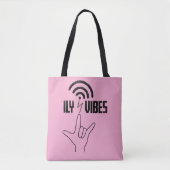 ILY Vibes - ASL Design Tasche (Vorderseite)