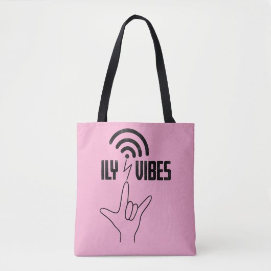 ILY Vibes - ASL Design  Tasche (Vorderseite)