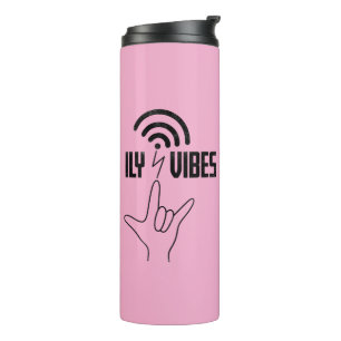 ILY Vibes - ASL Design Thermosbecher