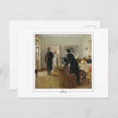 Ilya Repin #13 - Fine Art Postcard Postkarte (Vorne/Hinten)