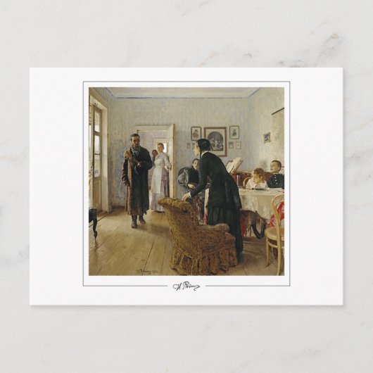 Ilya Repin #13 - Fine Art Postcard Postkarte (Vorderseite)