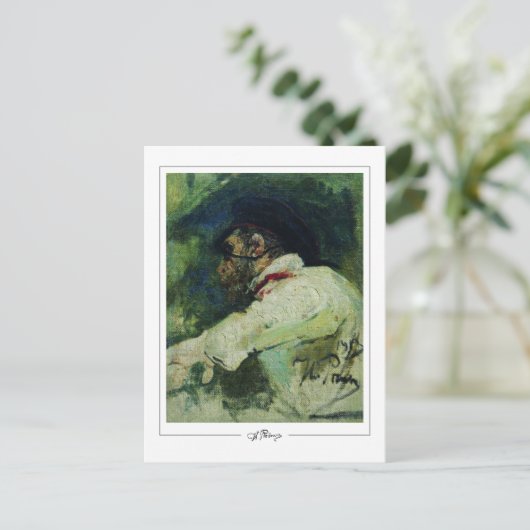 Ilya Repin #17 - Fine Art Postcard Postkarte (Stehend Vorderseite)