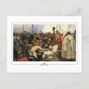 Ilya Repin #21 - Fine Art Postcard Postkarte