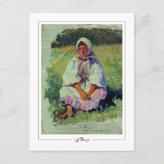 Ilya Repin #28 - Fine Art Postcard Postkarte (Vorderseite)