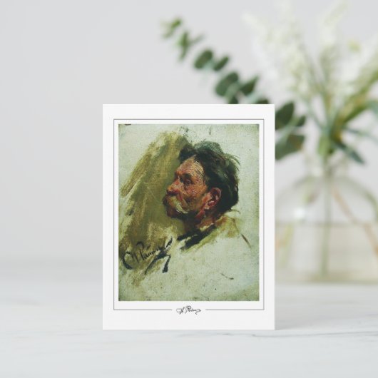 Ilya Repin #30 - Fine Art Postcard Postkarte (Stehend Vorderseite)