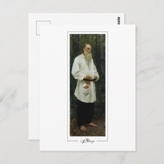 Ilya Repin #32 - Fine Art Postcard Postkarte (Vorne/Hinten)